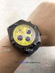 Perfect Replica Breitling Chronomat B01 Watch Black Case Yellow Dial (6)_th.jpg